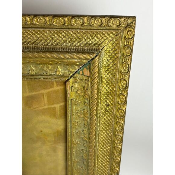 Vtg Annie Benson Muller An Unexpected Visitor Framed Print 27x23in Wall Hanging - Picture 7 of 8